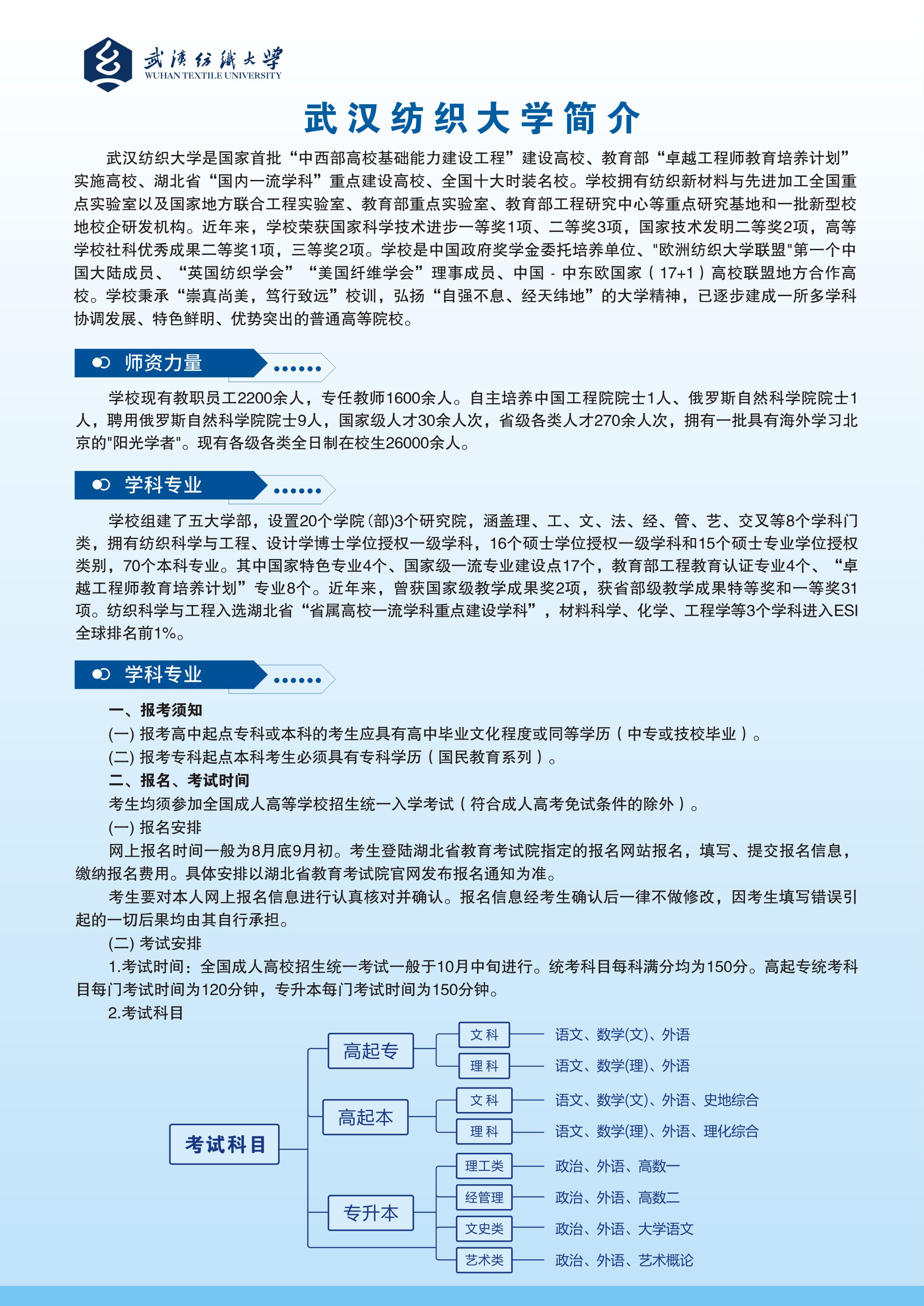 2025年武汉纺织大学高等学历继续教育招生简章-武汉纺织大学继续教育学院